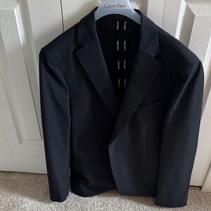Calvin Klein Men's Black Stretch Blazer